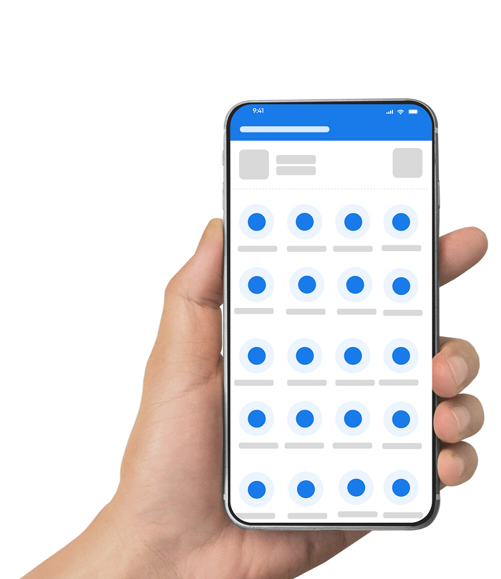 Mobile in hand